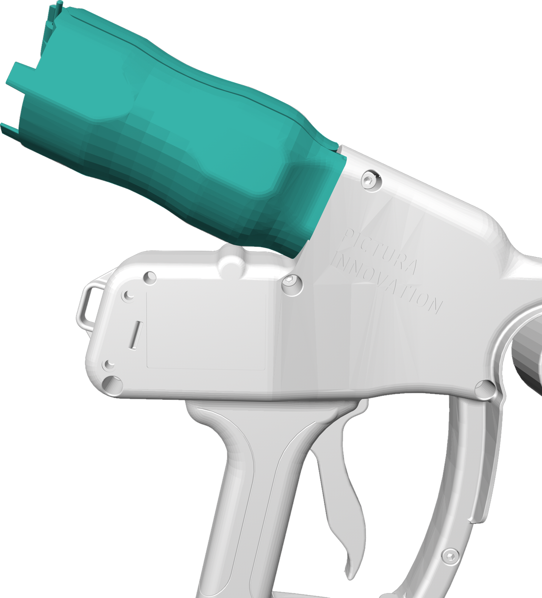 Insertion de la recharge de peinture dans le Rol'ink
